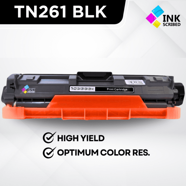 INKSCRIBED TN261 CMYK (COLORED) TONER CARTRIDGE FOR BROTHER - Image 2