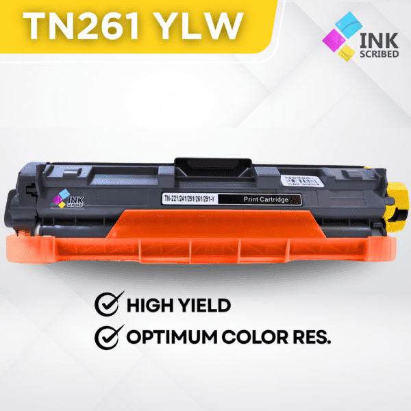 INKSCRIBED TN261 CMYK (COLORED) TONER CARTRIDGE FOR BROTHER - Image 5