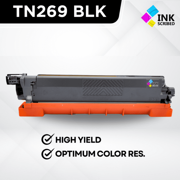 INKSCRIBED TN269 CMYK (COLORED) TONER CARTRIDGE FOR BROTHER PRINTER - Image 5