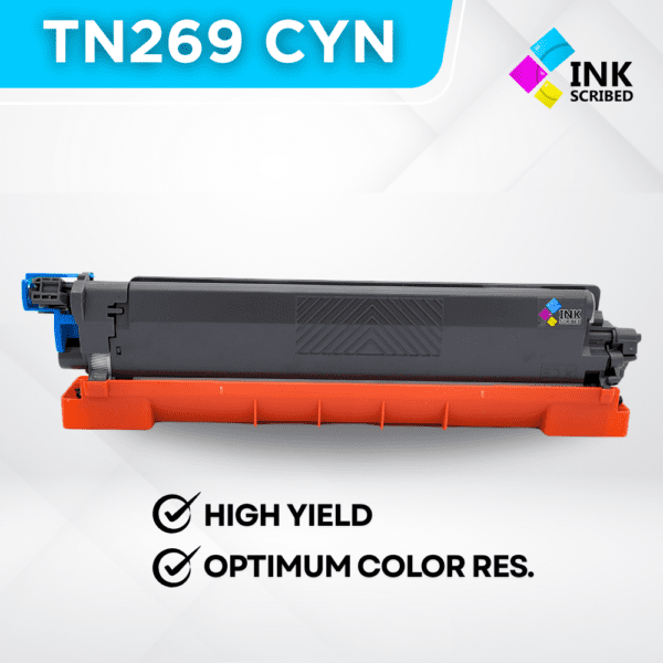 INKSCRIBED TN269 CMYK (COLORED) TONER CARTRIDGE FOR BROTHER PRINTER - Image 2