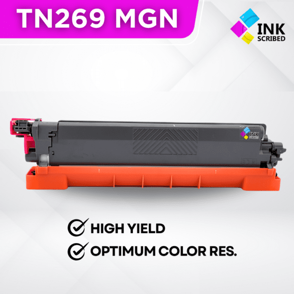 INKSCRIBED TN269 CMYK (COLORED) TONER CARTRIDGE FOR BROTHER PRINTER - Image 3