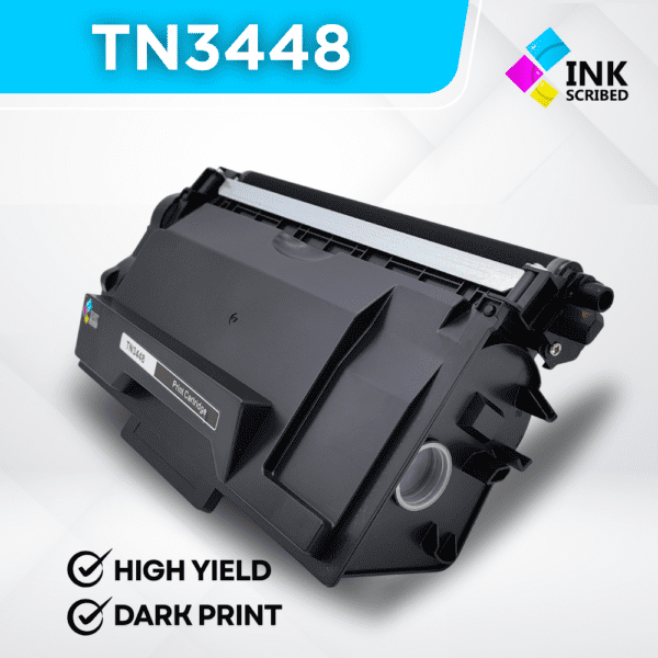 INKSCRIBED TN3448 BLACK TONER CARTRIDGE FOR BROTHER PRINTER - Image 3