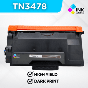 INKSCRIBED TN3478 HIGH YIELD BLACK TONER CARTRIDGE FOR BROTHER PRINTER