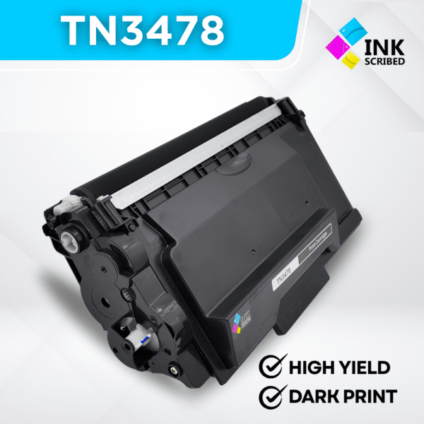 INKSCRIBED TN3478 HIGH YIELD BLACK TONER CARTRIDGE FOR BROTHER PRINTER - Image 2