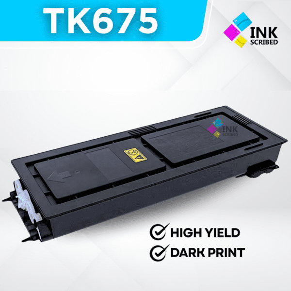 INKSCRIBED TK675 BLACK TONER CARTRIDGE FOR KYOCERA PRINTER