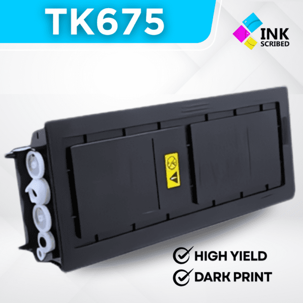 INKSCRIBED TK675 BLACK TONER CARTRIDGE FOR KYOCERA PRINTER - Image 2