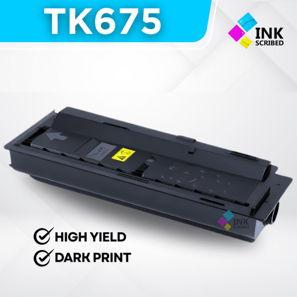 INKSCRIBED TK675 BLACK TONER CARTRIDGE FOR KYOCERA PRINTER - Image 3