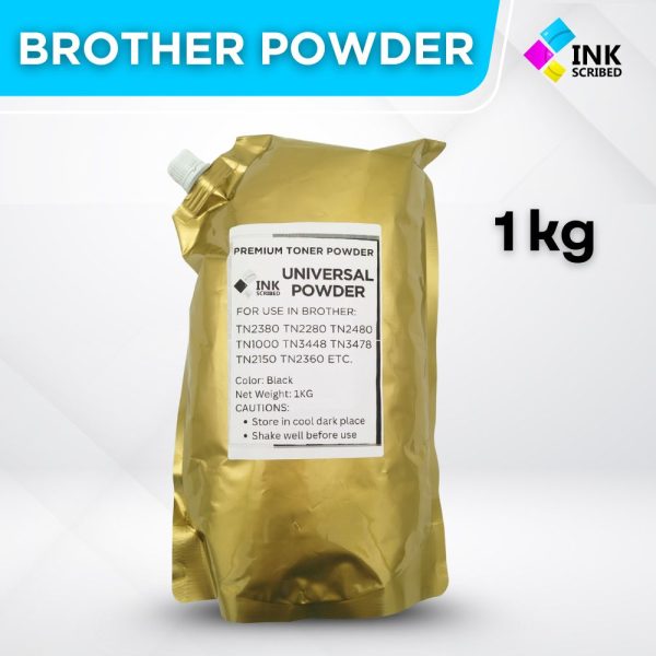 INKSCRIBED BROTHER UNIVERSAL TONER POWDER REFILL FOR MONO 1KG