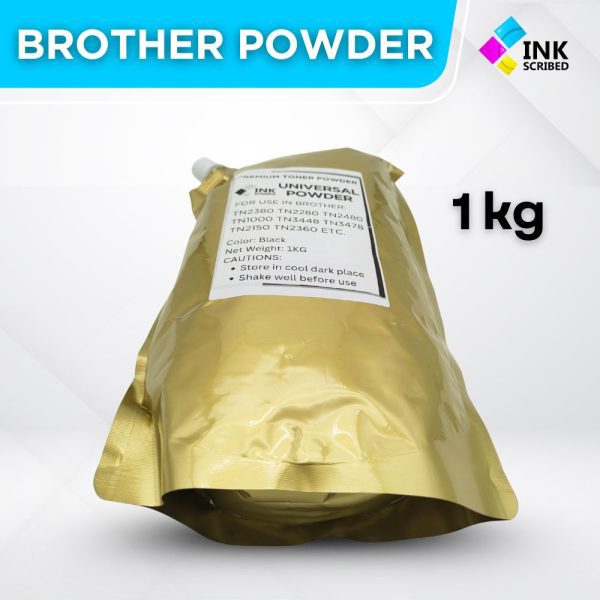 INKSCRIBED BROTHER UNIVERSAL TONER POWDER REFILL FOR MONO 1KG - Image 2