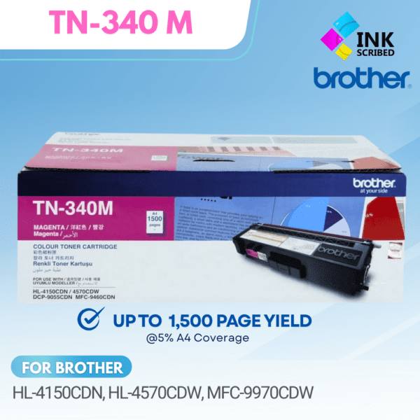 BROTHER TN-340 (CMYK) COLORED TONER CARTRIDGE - Image 4