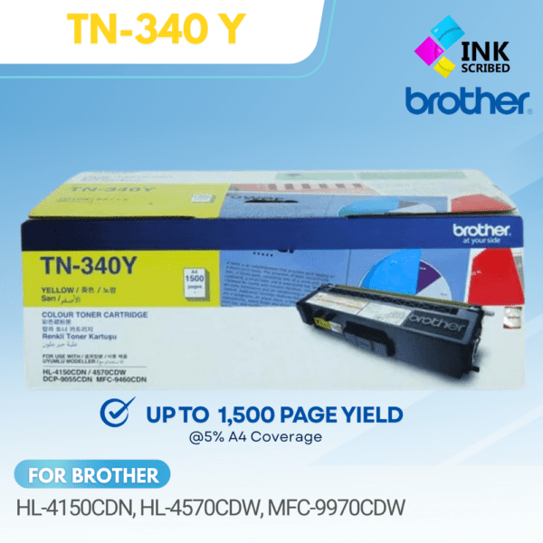 BROTHER TN-340 (CMYK) COLORED TONER CARTRIDGE - Image 5