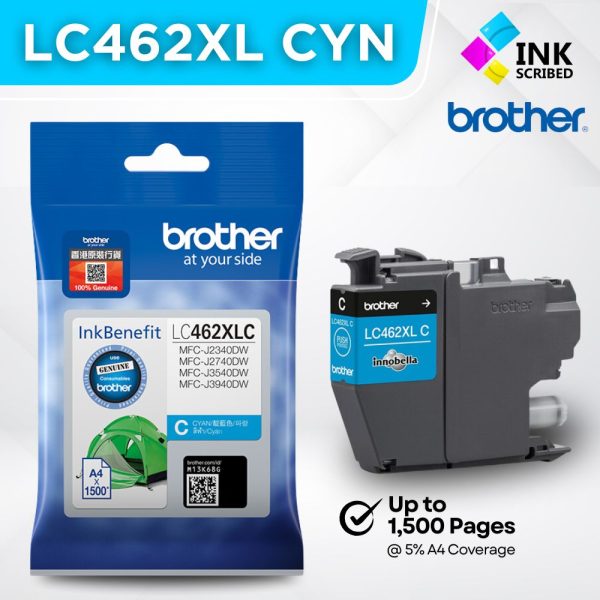 BROTHER LC462XL (CMYK) COLORED GENUINE INK - Image 3