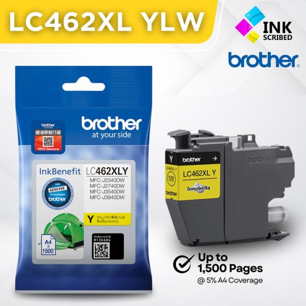 BROTHER LC462XL (CMYK) COLORED GENUINE INK - Image 5