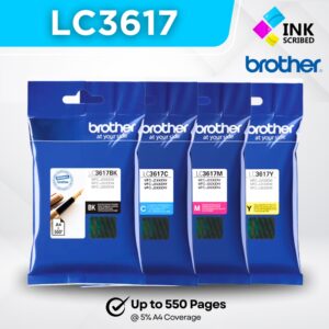 BROTHER LC3617 (CMYK) COLORED INK
